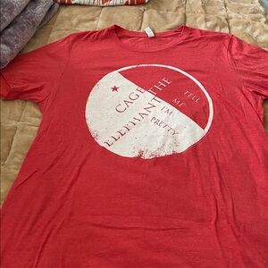 Bella Canvas Red Graphic Tee